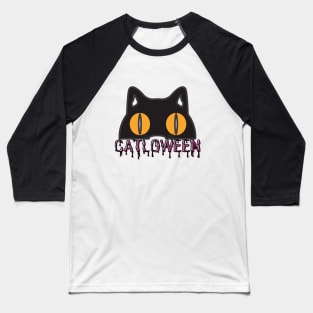 CATLOWEEN Design A Funny Gifts For Halloween Party! Baseball T-Shirt